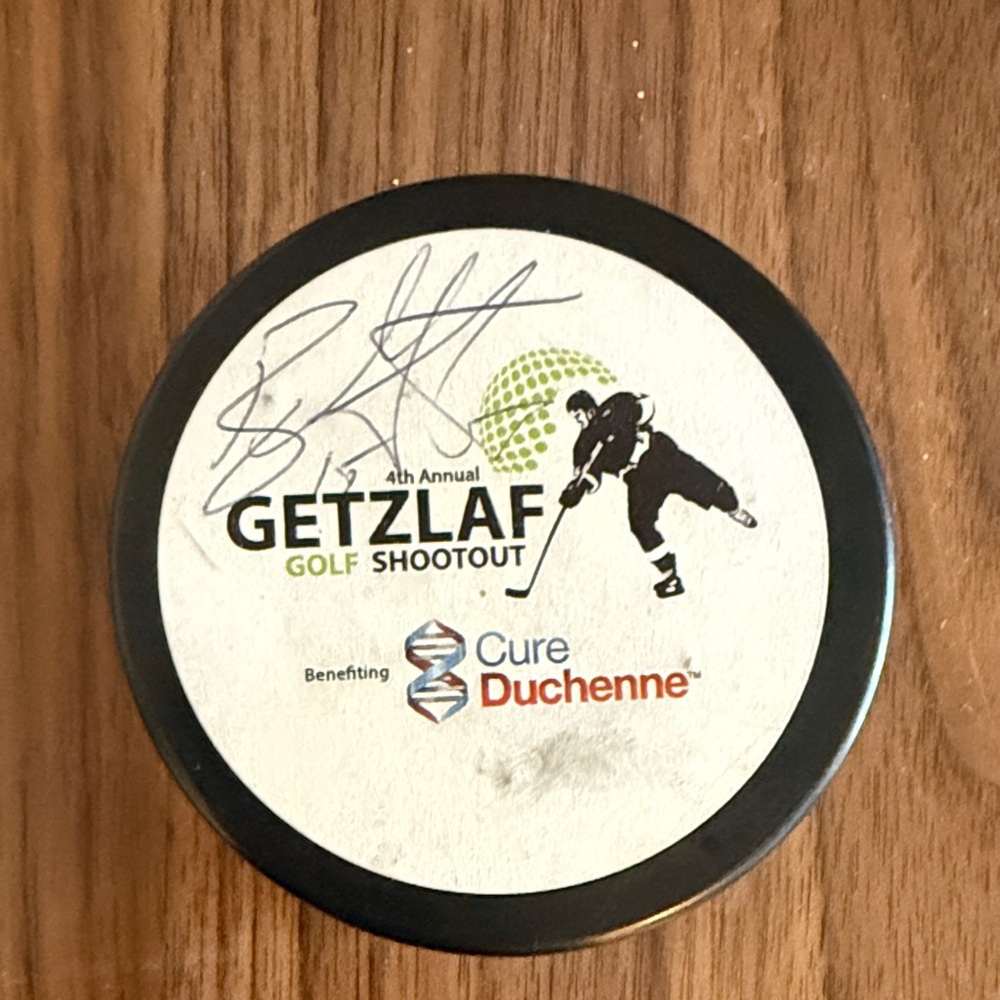 Getzlaf Golf Shootout Hockey Puck
